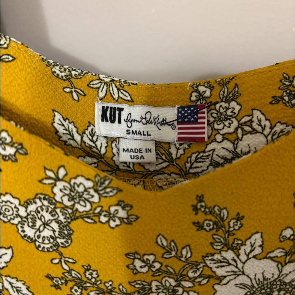 Kut floral tank